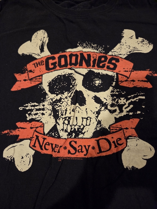 The Goonies Other - THE GOONIES - NEVER SAY DIE - VINTAGE SHIRT - MENS SIZE XL